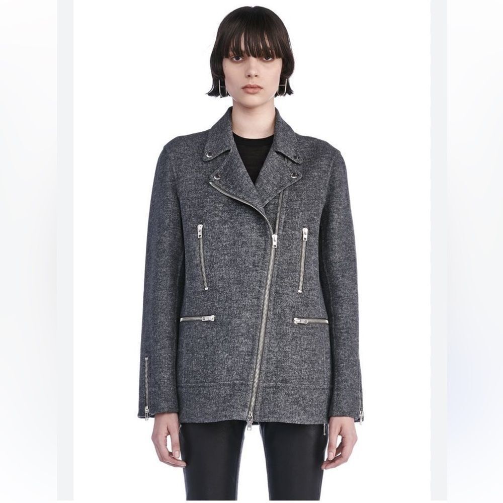 Alexander Wang wool blend gray jacket/coat, US4